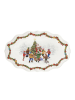 Easy Life Serveerplateau "Christmas Dance" wit/meerkleurig - (L)25,5 x (B)40 cm