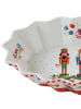 Easy Life Schaal "Vintage Nutcracker'' wit/meerkleurig - (L)17 x (B)25 cm