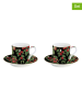 Easy Life 2-delige set: koppen "Orchard" zwart - 75 ml