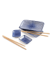 Ibili 6-delige sushi-set blauw