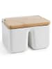 Ibili Zoutpot beige/wit - (B)15,6 x (H)11 x (D)10 cm