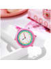 Techkidz Zegarek kwarcowy w kolorze jasnoróżowym - 6+