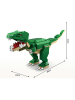Techkidz 1000-częściowy zestaw konstrukcyjny "Jurassic" w kolorze zielonym - 6+