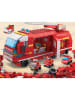 Techkidz 1000-częściowy zestaw konstrukcyjny "Fire brigade" w kolorze czerwonym - 6+