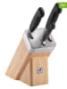 Zwilling 4-delig messenblokset "Four Star" beige/zwart