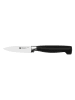 Zwilling Garneermes "Four Star'' zwart - (L)8 cm