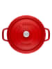 Zwilling Garnek żeliwny "Staub" w kolorze czerwonym - Ø 22 cm