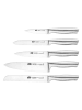 Zwilling 7tlg. Messerblock-Set ''Chicago'' in Grau/ Silber