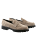 Högl Leren mocassins taupe