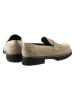 Högl Skórzane mokasyny w kolorze szarobrązowym