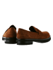 Högl Leren mocassins lichtbruin