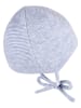 Sterntaler Bindemütze in Hellblau/ Weiß