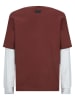 Retour Longsleeve "Guido" in Rot/ Grau
