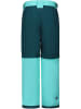 Peek U Afritstrekkingbroek "Terra" turquoise/donkerblauw