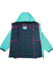 Peek U All-season doorgestikte jas "Oceana" turquoise