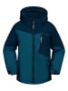 Peek U Ski-/snowboardjas "Decker" turquoise/donkerblauw