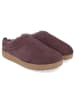 HAFLINGER Leren pantoffels paars