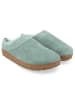 HAFLINGER Leder-Hausschuhe in Hellblau