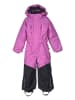 Isbjörn Kombinezon zimowy "Penguin" w kolorze fioletowo-czarnym