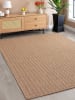 ABERTO DESIGN Jute-Teppich in Hellbraun