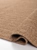 ABERTO DESIGN Jute-Teppich in Hellbraun