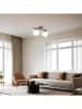 ABERTO DESIGN Lampa sufitowa w kolorze srebrno-białym - 36 x 20 cm