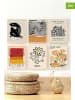ABERTO DESIGN 6er-Set: Gerahmte Kunstdrucke - (L)48 x (B)33 cm