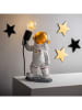 ABERTO DESIGN Lampa dekoracyjna "Astronaut" w kolorze białym - wys. 32 cm