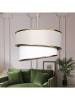 ABERTO DESIGN Hanglamp crème/wit - (H)70 x Ø 30 cm