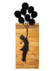 ABERTO DESIGN Wanddekor "Chıld And Balloons" - (B)30 x (H)86 cm