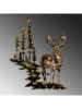 ABERTO DESIGN Wanddekor "Deer" - (B)65 x (H)79 cm