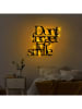ABERTO DESIGN LED-Wanddekor "Dont Forget To Smile" - (B)70 x (H)67 cm