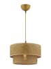 ABERTO DESIGN Hanglamp beige/goudkleurig - Ø 30 cm