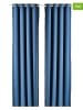 ABERTO DESIGN 2-delige set: gordijnen blauw