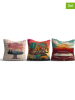 ABERTO DESIGN 3-delige set: kussenhoezen meerkleurig