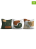 ABERTO DESIGN 3er-Set: Kissen in Bunt