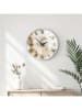 ABERTO DESIGN Wandklok wit/lichtbruin - Ø 40 cm