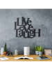 ABERTO DESIGN Wanddekor "Live Love Laugh" - (B)49 x (H)40 cm