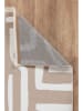 ABERTO DESIGN Kurzflor-Teppich in Beige/ Creme