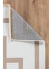 ABERTO DESIGN Kurzflor-Teppich in Creme/ Beige