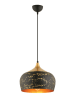 ABERTO DESIGN Hanglamp zwart/goudkleurig - Ø 30 cm