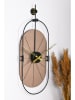 ABERTO DESIGN Wandklok lichtbruin/zwart - (B)29 x (H)77 cm