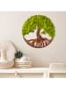 ABERTO DESIGN Wanddecoratie "Tree of Life 3" - Ø 44 cm