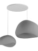 ABERTO DESIGN Hängeleuchte in Grau - (B)75 x (H)120 cm