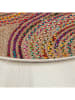ABERTO DESIGN Kurzflor-Teppich in Beige/ Bunt