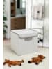 ABERTO DESIGN Opbergbox grijs/wit - (B)30 x (H)30 x (D)30 cm