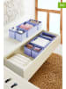 ABERTO DESIGN 4er-Set: Schubladen-Organizer in Blau