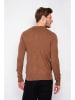C& Jo Sweter w kolorze jasnobrązowym