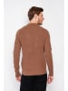 C& Jo Sweter w kolorze jasnobrązowym