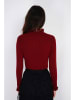 C& Jo Sweter w kolorze bordowym